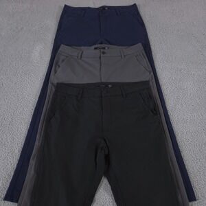 LOT OF 3 Tahari Pants Mens 36x34 Straight Leg Regular Fit Chino Preppy Career